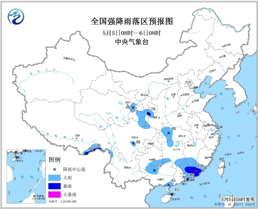 西北地区东部江南华南将有较强降雨 冷空气影响北方地区