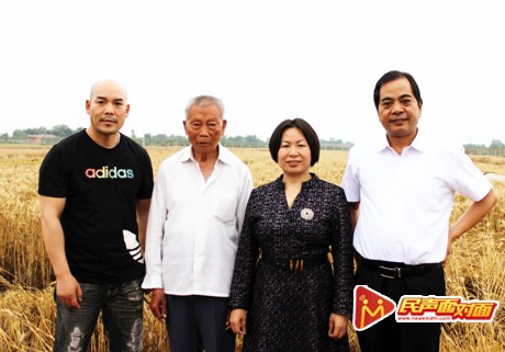 任承浩应邀率电影《梁增基》筹备组成员到咸阳长武实地采风