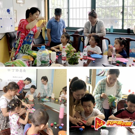 江苏无锡：梅荆二社区开展公益亲子手工黏土课程