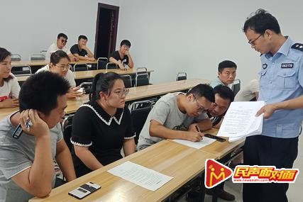 山西临猗交警：源头治毒驾 签订承诺书