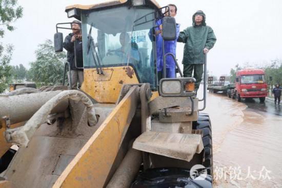 刘家义在寿光继续察看指导防汛防台风工作