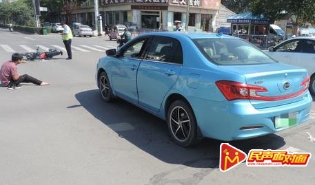 临猗交警：电动车闯红灯引发事故 负全责
