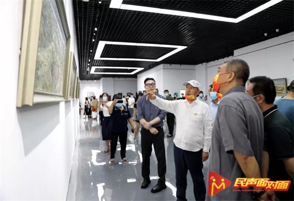 王少伦 魏琦油画作品展在潍坊临朐举办