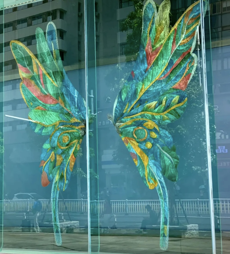 非遗水晶玻璃蝴蝶亮相福州 艺术家跨界发声关注生态保护