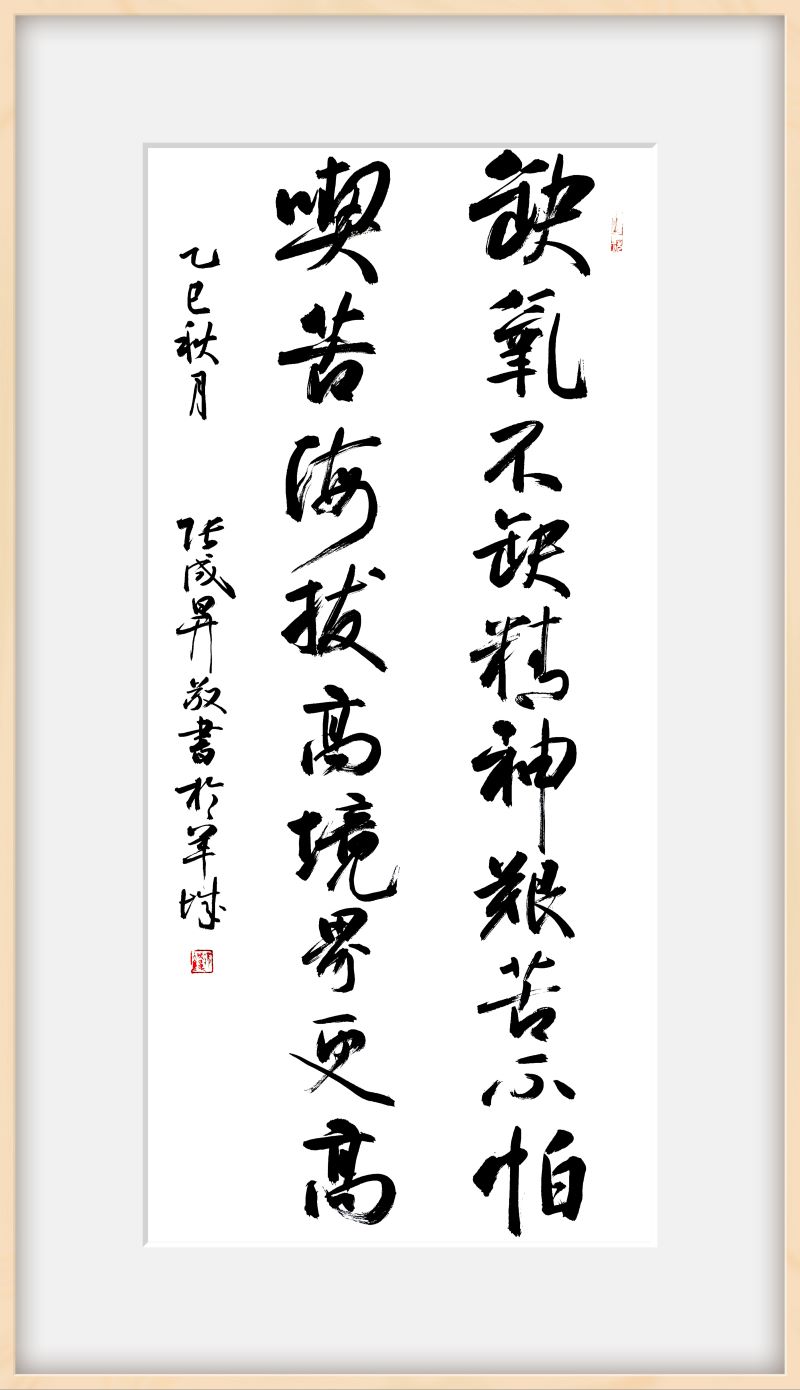 “天际雄关翰墨香”张成生书法展亮相海拔5100米红其拉甫