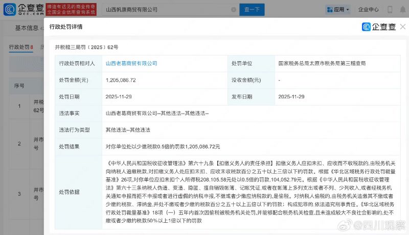“太原老葛”虚假宣传被罚后公司更名