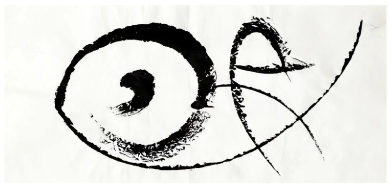 书法幻线艺术:在线的辩证运动中生成汉字的新维度(刘俊坡)